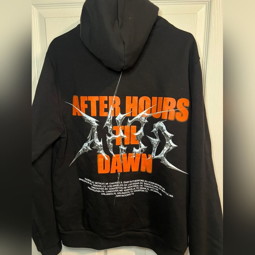 After Hours Till Dawn Black Hoodie The Weeknd Official Merch